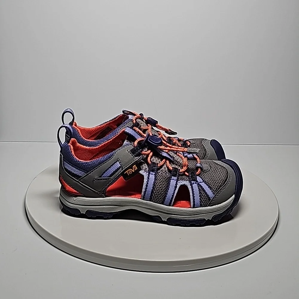 NWOT Teva Manatee Sandal Shoes Closed Toe Water Sporty Hiking Bungee Purple 12
